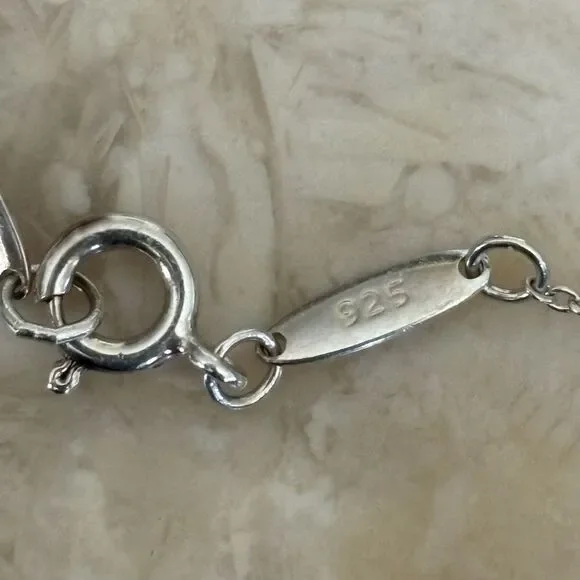 Tiffany & Co. Elsa Peretti Double Loop Necklace Sterling Silver - Picture 6 of 9